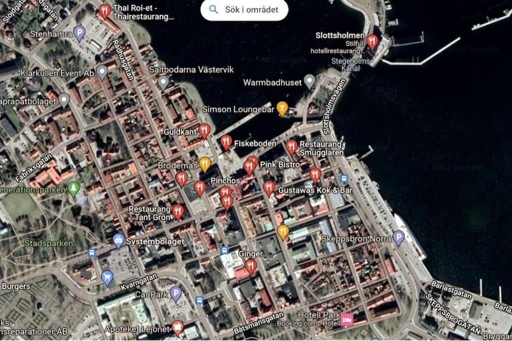 Central Laegenhet I 1700-Talshus Västervik Εξωτερικό φωτογραφία